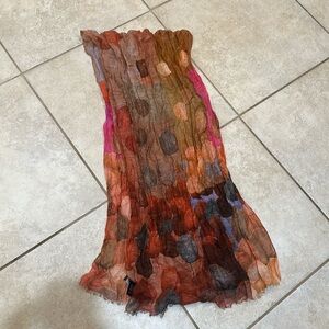 Holt Renfrew Italy Lightweight Dot Scarf Wrap